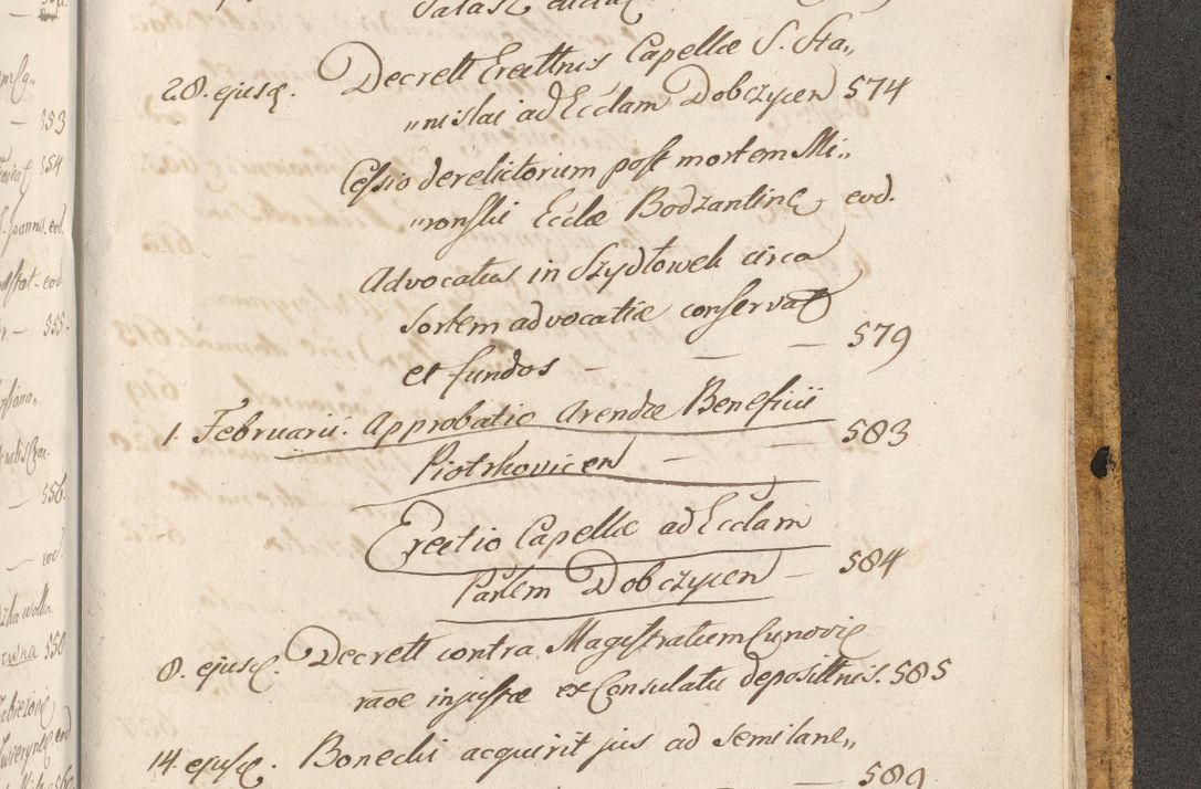 Zdjęcie nr 1752 dla obiektu archiwalnego: Acta actorum, causarum spiritualium, civilium, criminalium, obligationum, cessionum, decimarum, testamentorum R. D. Martini Szyszkowski, episcopi Cracoviensis, ducis Severiensis in annis 1617 - 1619. Tomus primus.
