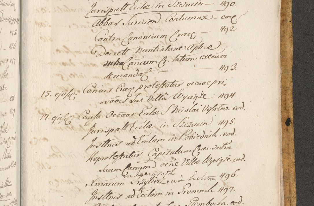Zdjęcie nr 1748 dla obiektu archiwalnego: Acta actorum, causarum spiritualium, civilium, criminalium, obligationum, cessionum, decimarum, testamentorum R. D. Martini Szyszkowski, episcopi Cracoviensis, ducis Severiensis in annis 1617 - 1619. Tomus primus.