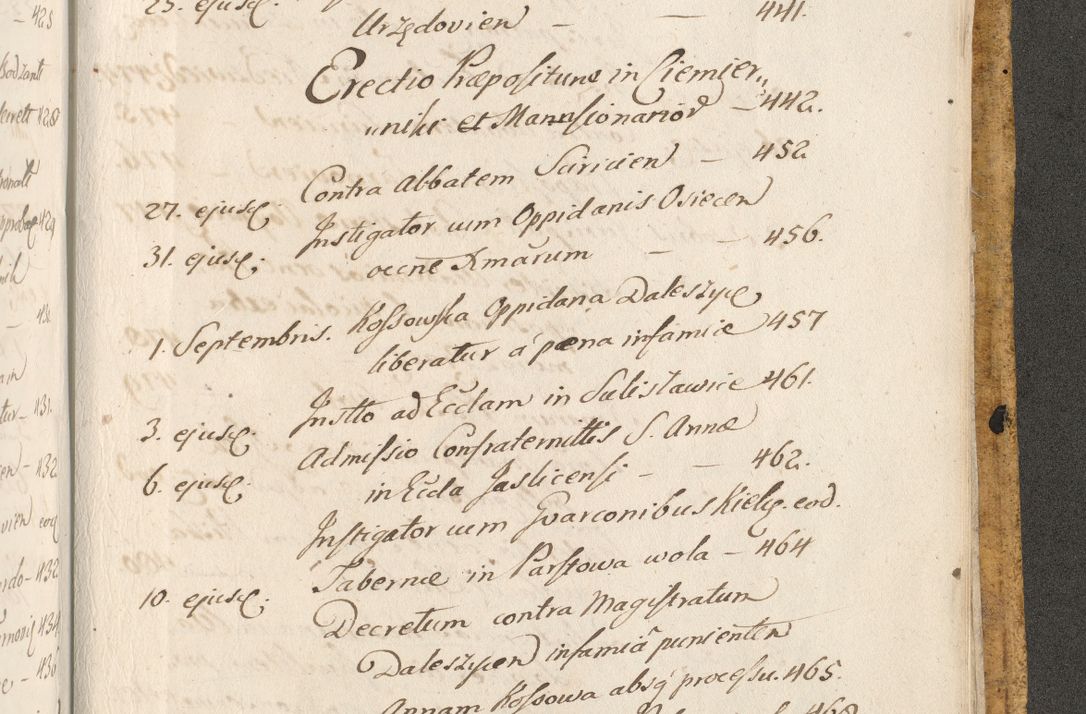 Zdjęcie nr 1746 dla obiektu archiwalnego: Acta actorum, causarum spiritualium, civilium, criminalium, obligationum, cessionum, decimarum, testamentorum R. D. Martini Szyszkowski, episcopi Cracoviensis, ducis Severiensis in annis 1617 - 1619. Tomus primus.