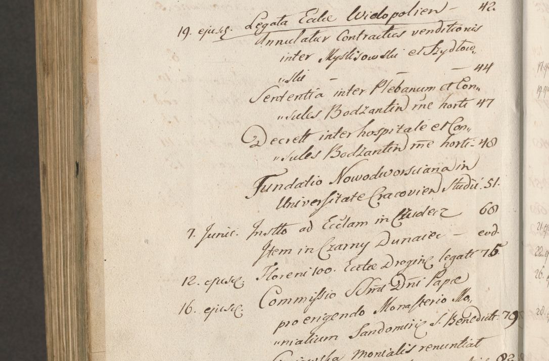 Zdjęcie nr 1733 dla obiektu archiwalnego: Acta actorum, causarum spiritualium, civilium, criminalium, obligationum, cessionum, decimarum, testamentorum R. D. Martini Szyszkowski, episcopi Cracoviensis, ducis Severiensis in annis 1617 - 1619. Tomus primus.
