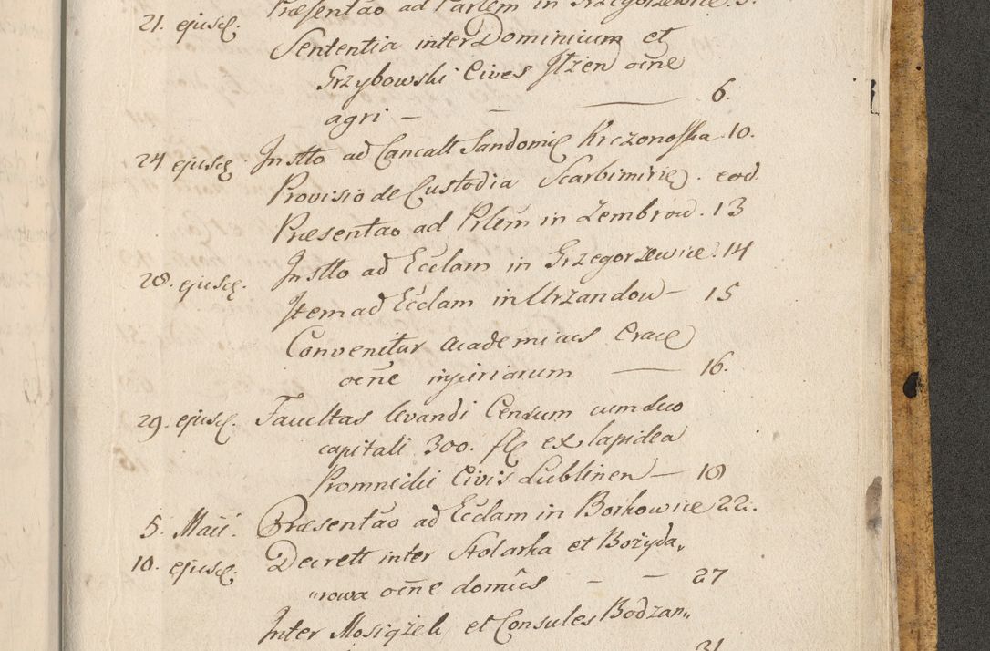 Zdjęcie nr 1732 dla obiektu archiwalnego: Acta actorum, causarum spiritualium, civilium, criminalium, obligationum, cessionum, decimarum, testamentorum R. D. Martini Szyszkowski, episcopi Cracoviensis, ducis Severiensis in annis 1617 - 1619. Tomus primus.