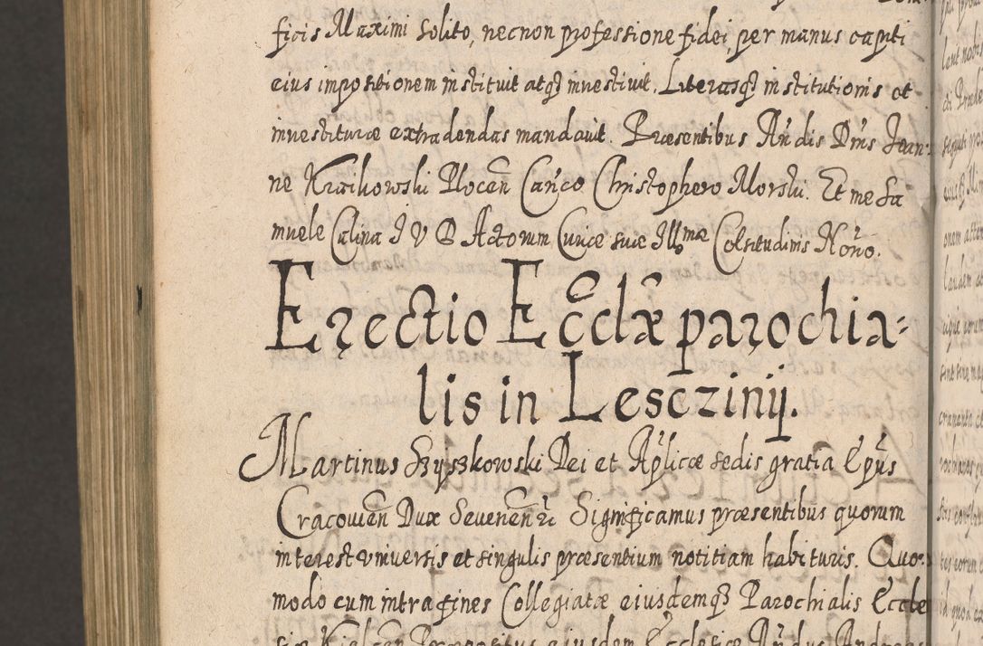 Zdjęcie nr 1725 dla obiektu archiwalnego: Acta actorum, causarum spiritualium, civilium, criminalium, obligationum, cessionum, decimarum, testamentorum R. D. Martini Szyszkowski, episcopi Cracoviensis, ducis Severiensis in annis 1617 - 1619. Tomus primus.