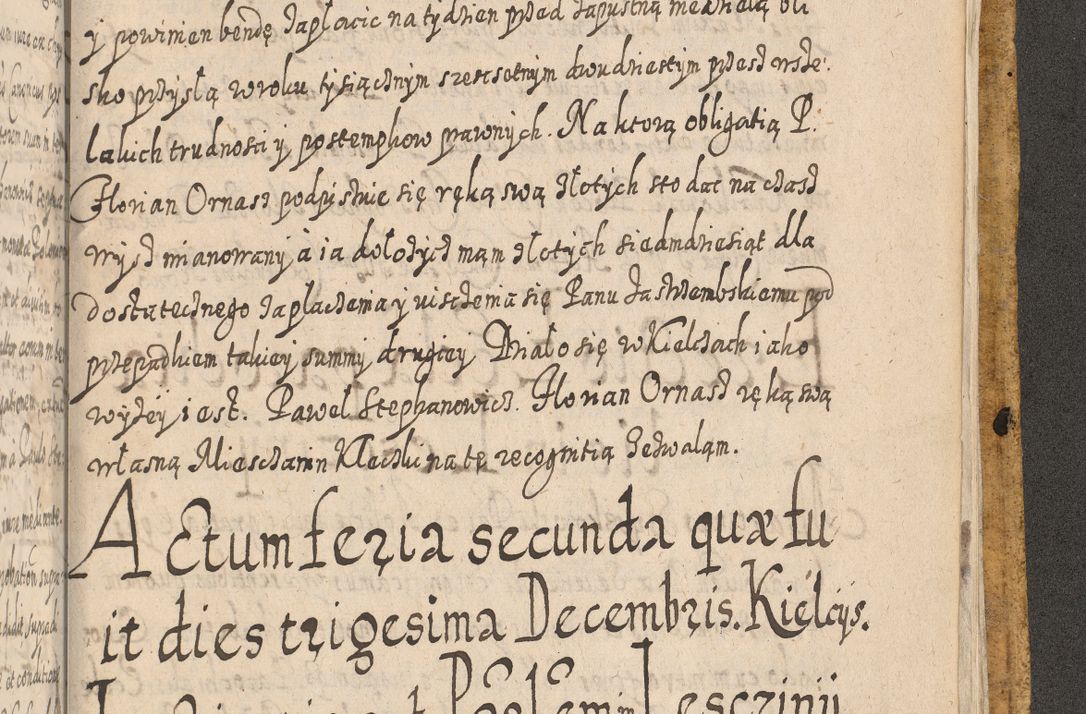 Zdjęcie nr 1724 dla obiektu archiwalnego: Acta actorum, causarum spiritualium, civilium, criminalium, obligationum, cessionum, decimarum, testamentorum R. D. Martini Szyszkowski, episcopi Cracoviensis, ducis Severiensis in annis 1617 - 1619. Tomus primus.
