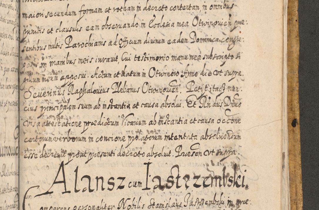 Zdjęcie nr 1722 dla obiektu archiwalnego: Acta actorum, causarum spiritualium, civilium, criminalium, obligationum, cessionum, decimarum, testamentorum R. D. Martini Szyszkowski, episcopi Cracoviensis, ducis Severiensis in annis 1617 - 1619. Tomus primus.