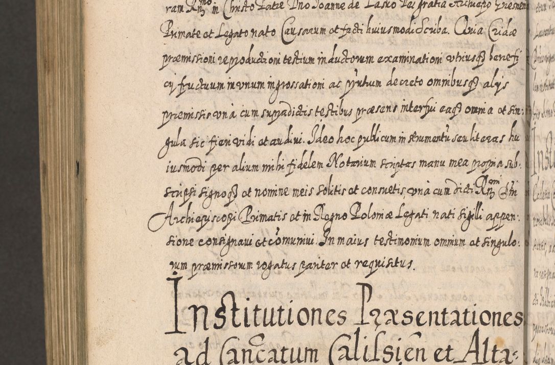 Zdjęcie nr 1709 dla obiektu archiwalnego: Acta actorum, causarum spiritualium, civilium, criminalium, obligationum, cessionum, decimarum, testamentorum R. D. Martini Szyszkowski, episcopi Cracoviensis, ducis Severiensis in annis 1617 - 1619. Tomus primus.