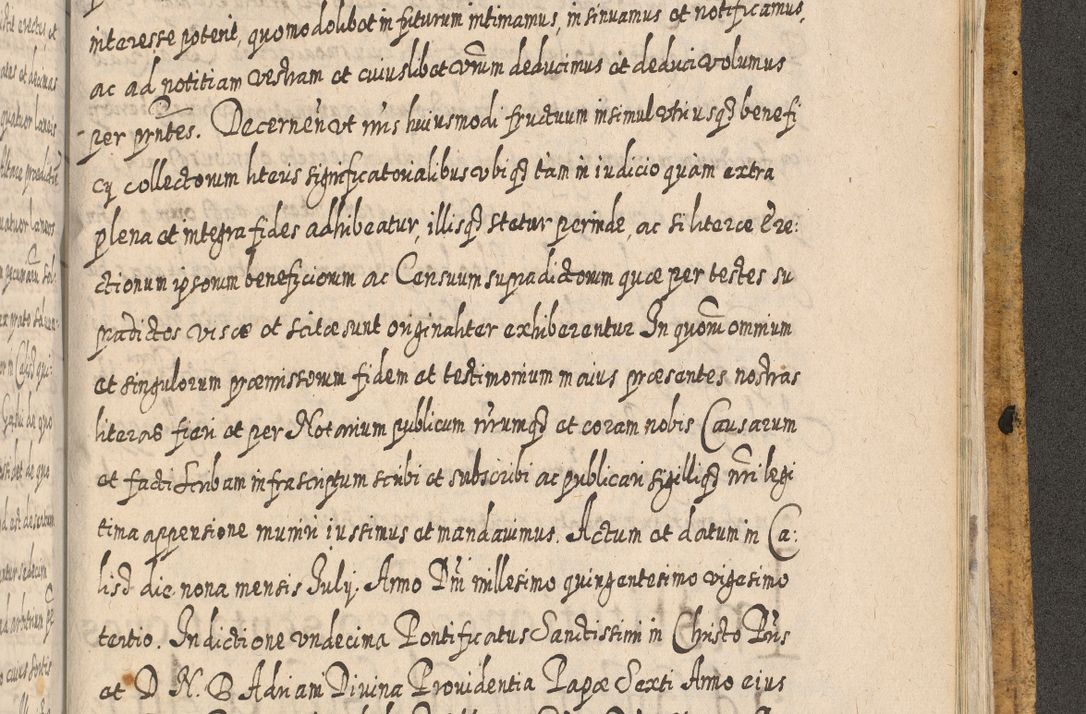 Zdjęcie nr 1708 dla obiektu archiwalnego: Acta actorum, causarum spiritualium, civilium, criminalium, obligationum, cessionum, decimarum, testamentorum R. D. Martini Szyszkowski, episcopi Cracoviensis, ducis Severiensis in annis 1617 - 1619. Tomus primus.