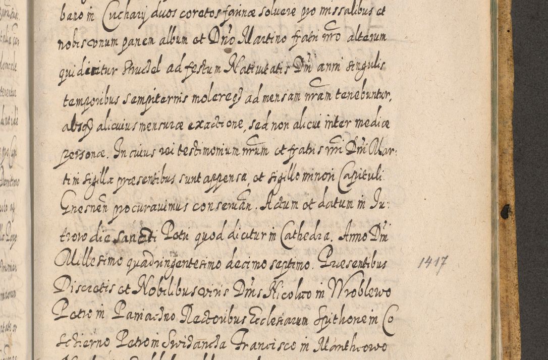 Zdjęcie nr 1674 dla obiektu archiwalnego: Acta actorum, causarum spiritualium, civilium, criminalium, obligationum, cessionum, decimarum, testamentorum R. D. Martini Szyszkowski, episcopi Cracoviensis, ducis Severiensis in annis 1617 - 1619. Tomus primus.