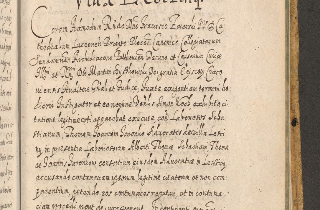 Zdjęcie nr 1668 dla obiektu archiwalnego: Acta actorum, causarum spiritualium, civilium, criminalium, obligationum, cessionum, decimarum, testamentorum R. D. Martini Szyszkowski, episcopi Cracoviensis, ducis Severiensis in annis 1617 - 1619. Tomus primus.