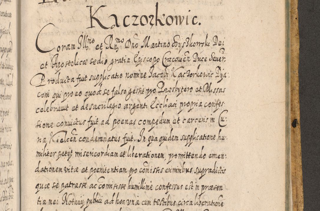 Zdjęcie nr 1666 dla obiektu archiwalnego: Acta actorum, causarum spiritualium, civilium, criminalium, obligationum, cessionum, decimarum, testamentorum R. D. Martini Szyszkowski, episcopi Cracoviensis, ducis Severiensis in annis 1617 - 1619. Tomus primus.