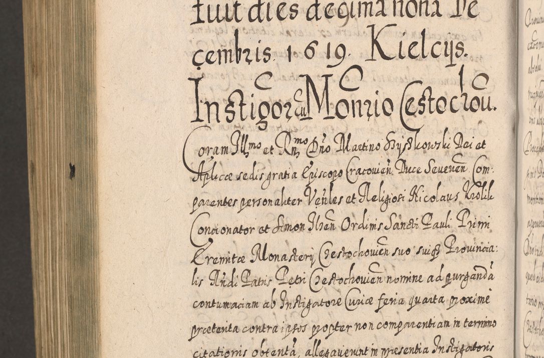 Zdjęcie nr 1661 dla obiektu archiwalnego: Acta actorum, causarum spiritualium, civilium, criminalium, obligationum, cessionum, decimarum, testamentorum R. D. Martini Szyszkowski, episcopi Cracoviensis, ducis Severiensis in annis 1617 - 1619. Tomus primus.