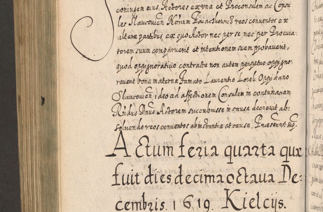 Zdjęcie nr 1659 dla obiektu archiwalnego: Acta actorum, causarum spiritualium, civilium, criminalium, obligationum, cessionum, decimarum, testamentorum R. D. Martini Szyszkowski, episcopi Cracoviensis, ducis Severiensis in annis 1617 - 1619. Tomus primus.