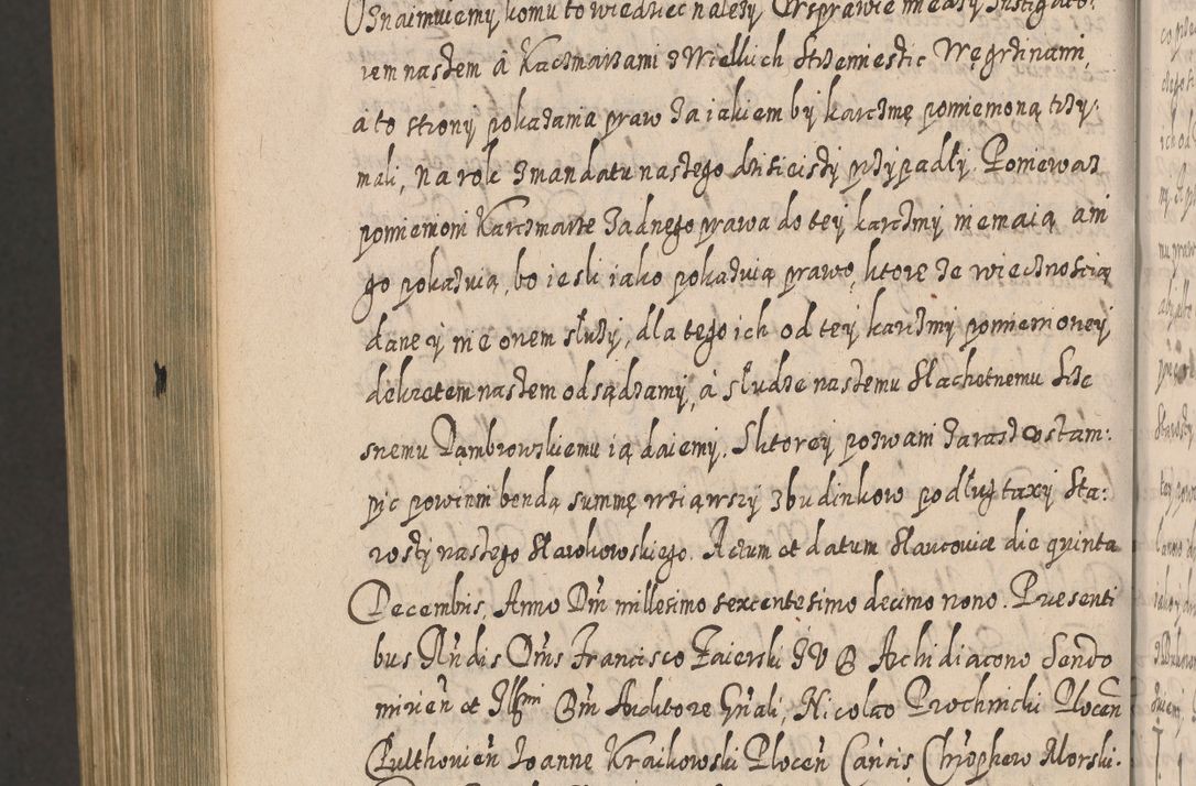 Zdjęcie nr 1655 dla obiektu archiwalnego: Acta actorum, causarum spiritualium, civilium, criminalium, obligationum, cessionum, decimarum, testamentorum R. D. Martini Szyszkowski, episcopi Cracoviensis, ducis Severiensis in annis 1617 - 1619. Tomus primus.