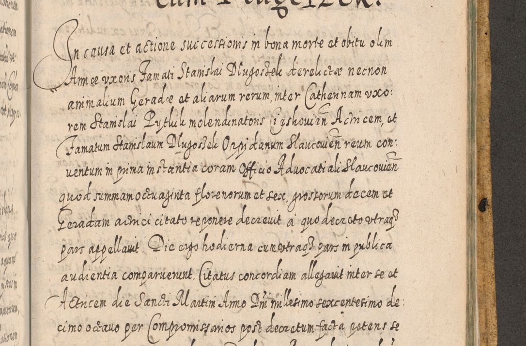 Zdjęcie nr 1652 dla obiektu archiwalnego: Acta actorum, causarum spiritualium, civilium, criminalium, obligationum, cessionum, decimarum, testamentorum R. D. Martini Szyszkowski, episcopi Cracoviensis, ducis Severiensis in annis 1617 - 1619. Tomus primus.