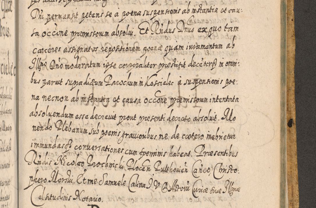 Zdjęcie nr 1650 dla obiektu archiwalnego: Acta actorum, causarum spiritualium, civilium, criminalium, obligationum, cessionum, decimarum, testamentorum R. D. Martini Szyszkowski, episcopi Cracoviensis, ducis Severiensis in annis 1617 - 1619. Tomus primus.