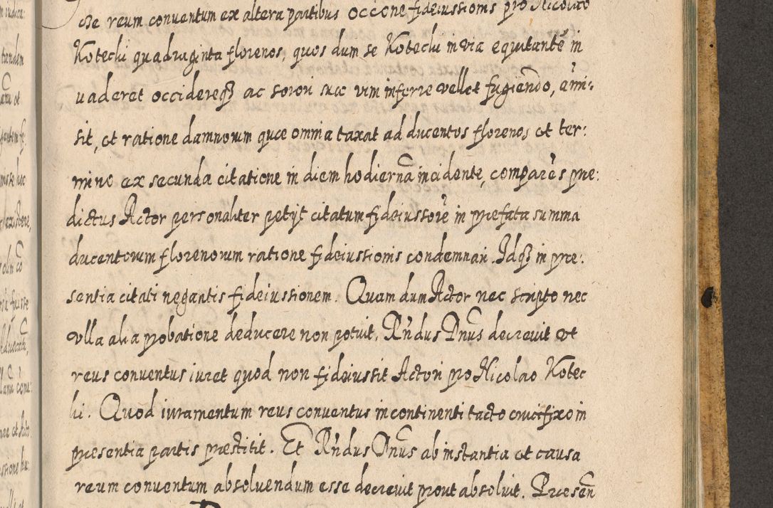Zdjęcie nr 1644 dla obiektu archiwalnego: Acta actorum, causarum spiritualium, civilium, criminalium, obligationum, cessionum, decimarum, testamentorum R. D. Martini Szyszkowski, episcopi Cracoviensis, ducis Severiensis in annis 1617 - 1619. Tomus primus.