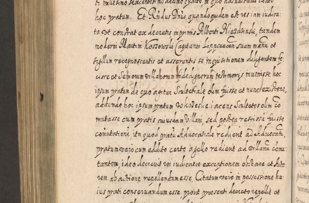 Zdjęcie nr 1643 dla obiektu archiwalnego: Acta actorum, causarum spiritualium, civilium, criminalium, obligationum, cessionum, decimarum, testamentorum R. D. Martini Szyszkowski, episcopi Cracoviensis, ducis Severiensis in annis 1617 - 1619. Tomus primus.