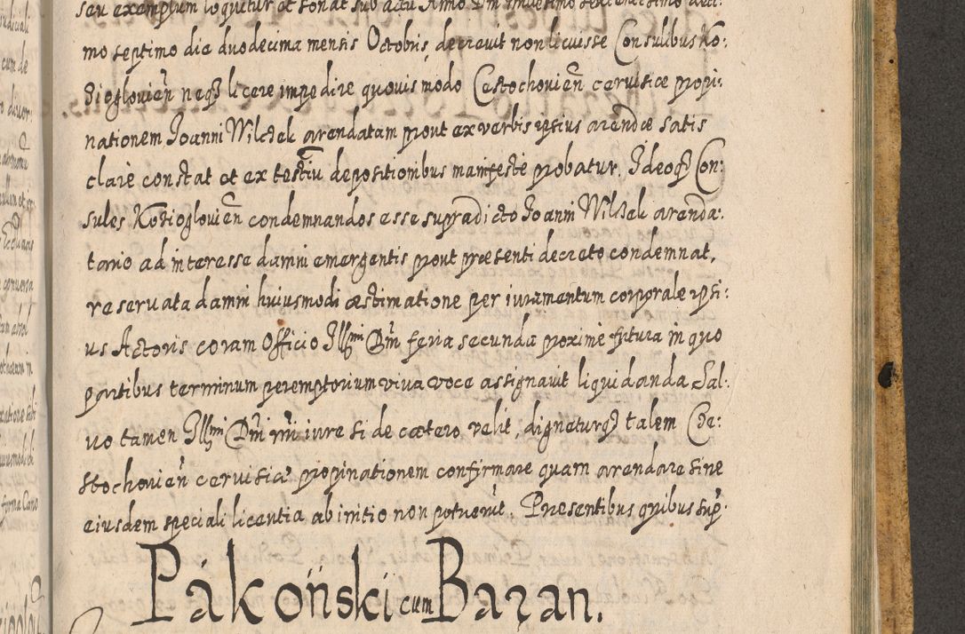 Zdjęcie nr 1636 dla obiektu archiwalnego: Acta actorum, causarum spiritualium, civilium, criminalium, obligationum, cessionum, decimarum, testamentorum R. D. Martini Szyszkowski, episcopi Cracoviensis, ducis Severiensis in annis 1617 - 1619. Tomus primus.