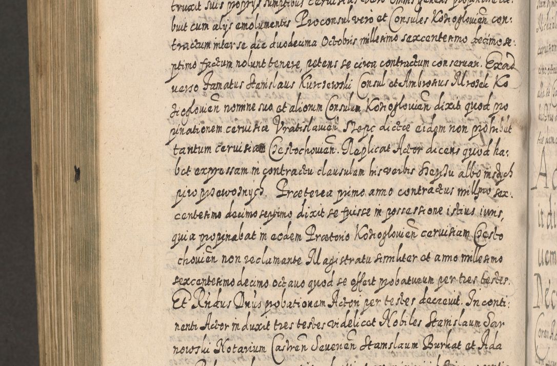 Zdjęcie nr 1631 dla obiektu archiwalnego: Acta actorum, causarum spiritualium, civilium, criminalium, obligationum, cessionum, decimarum, testamentorum R. D. Martini Szyszkowski, episcopi Cracoviensis, ducis Severiensis in annis 1617 - 1619. Tomus primus.