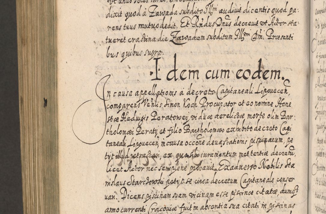 Zdjęcie nr 1629 dla obiektu archiwalnego: Acta actorum, causarum spiritualium, civilium, criminalium, obligationum, cessionum, decimarum, testamentorum R. D. Martini Szyszkowski, episcopi Cracoviensis, ducis Severiensis in annis 1617 - 1619. Tomus primus.
