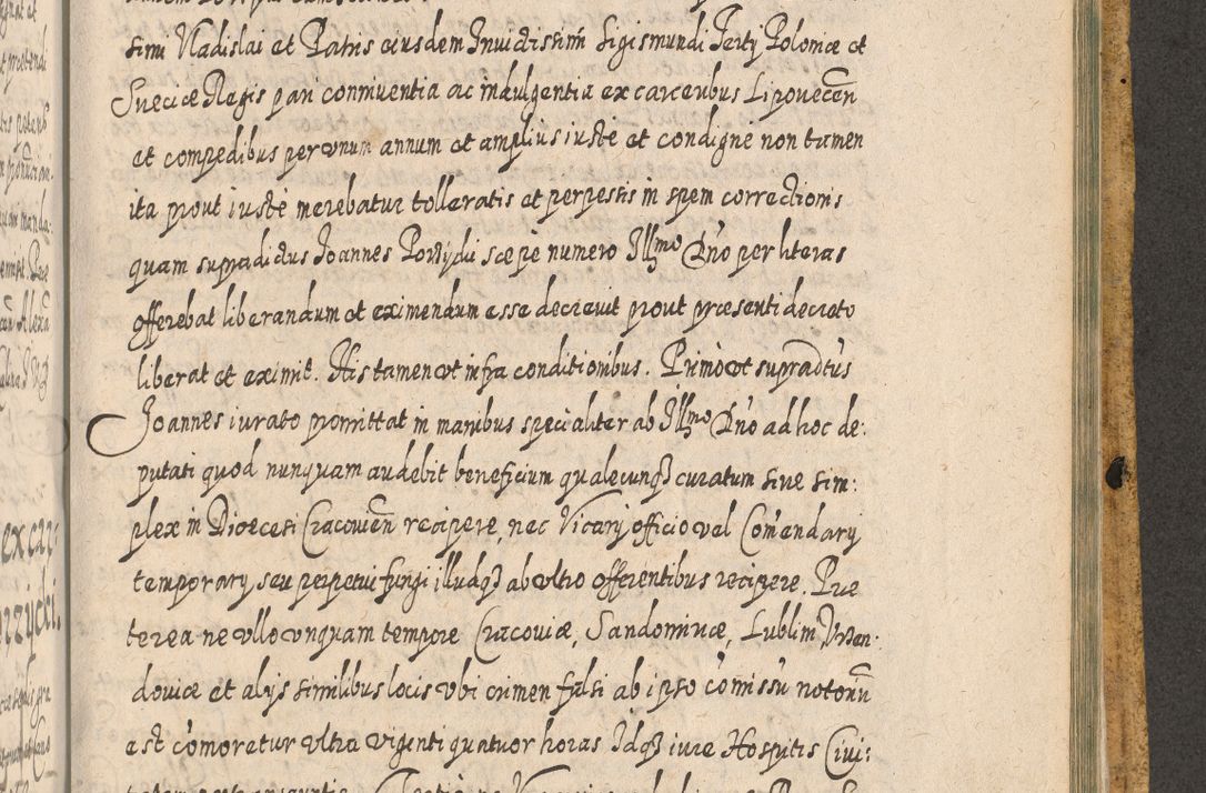 Zdjęcie nr 1624 dla obiektu archiwalnego: Acta actorum, causarum spiritualium, civilium, criminalium, obligationum, cessionum, decimarum, testamentorum R. D. Martini Szyszkowski, episcopi Cracoviensis, ducis Severiensis in annis 1617 - 1619. Tomus primus.