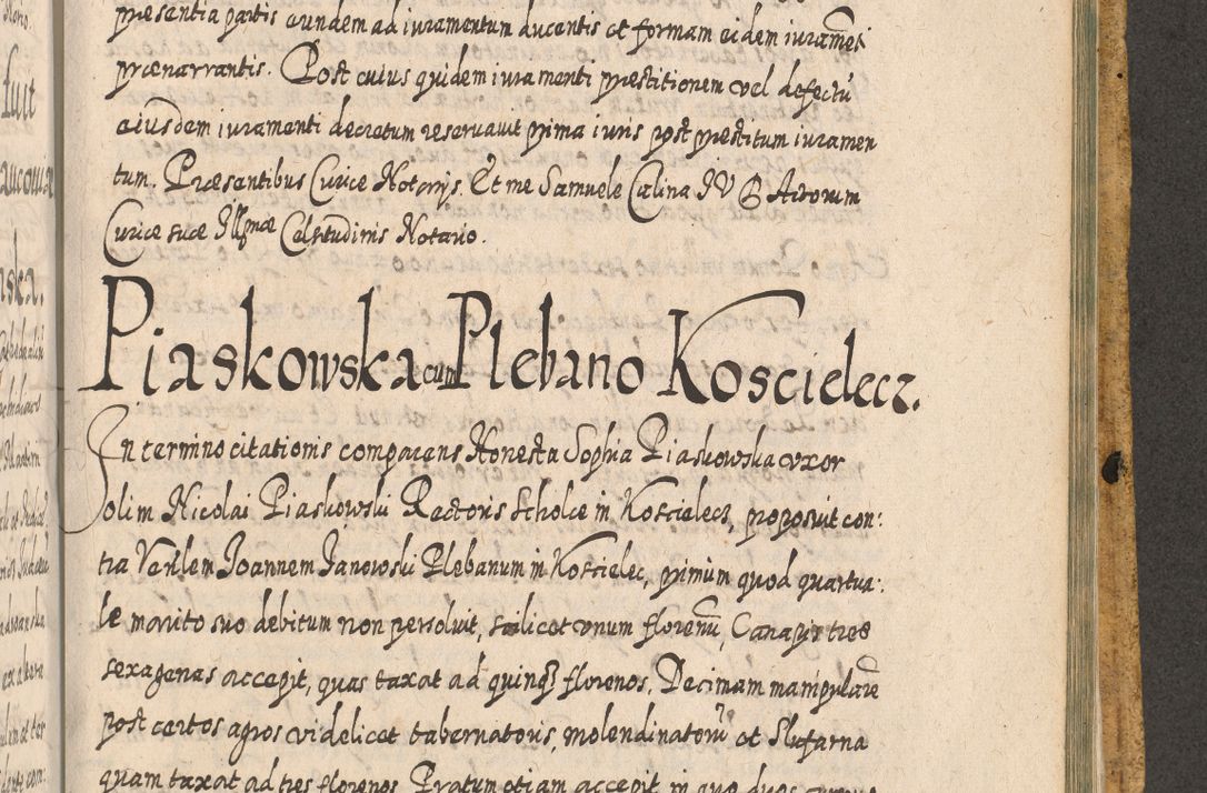 Zdjęcie nr 1620 dla obiektu archiwalnego: Acta actorum, causarum spiritualium, civilium, criminalium, obligationum, cessionum, decimarum, testamentorum R. D. Martini Szyszkowski, episcopi Cracoviensis, ducis Severiensis in annis 1617 - 1619. Tomus primus.