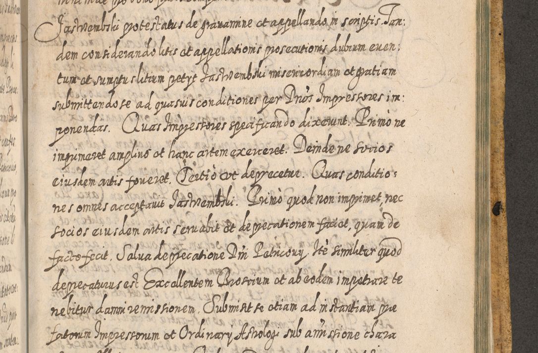 Zdjęcie nr 1610 dla obiektu archiwalnego: Acta actorum, causarum spiritualium, civilium, criminalium, obligationum, cessionum, decimarum, testamentorum R. D. Martini Szyszkowski, episcopi Cracoviensis, ducis Severiensis in annis 1617 - 1619. Tomus primus.