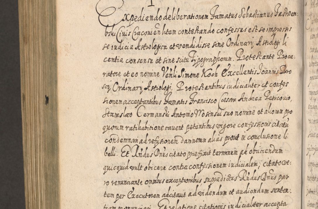 Zdjęcie nr 1609 dla obiektu archiwalnego: Acta actorum, causarum spiritualium, civilium, criminalium, obligationum, cessionum, decimarum, testamentorum R. D. Martini Szyszkowski, episcopi Cracoviensis, ducis Severiensis in annis 1617 - 1619. Tomus primus.