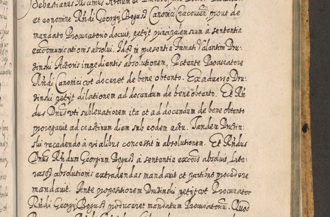 Zdjęcie nr 1608 dla obiektu archiwalnego: Acta actorum, causarum spiritualium, civilium, criminalium, obligationum, cessionum, decimarum, testamentorum R. D. Martini Szyszkowski, episcopi Cracoviensis, ducis Severiensis in annis 1617 - 1619. Tomus primus.