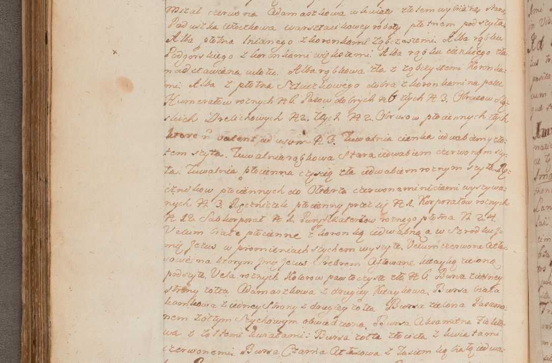 Zdjęcie nr 231 dla obiektu archiwalnego: In Nomine Domini Amen. ACTA VISITATIONIS. Externa sub Anno 1670 in Mense Julio incepta et in Augusto ac aliis Sequentibus eiusdem Anni mensibus per olim Illustrissimum ac Reverendissimum Dominum Andream Trzebicki Episcopum Cracoviensem in Cathedrali Ecclesia peractae, et successive per omnia et singula eiusdem Ecclesiae Sacella seu Capellas continuata atque ad hoc secundum volumen redacta et partim ob pestem Cracoviensem quadriennio grassantem partim ob alia legalia impedimenta quominus eadem Visitatio executa fuerit retardatae Demum morte praefati Illustrissimi et Reverendissimi Andreae Episcopi in Anno 1679 interveniente eadem Acta uti tam posthuma sub felici regimine Illustrissimi et Reverendissimi Domini Joannis Małachowski immediate in eundem Episcopatum succedentes ad effectum et finem executoris Authe. ordinaria in Anno 1682 sunt et fuerunt publicata, atque ideo illis omnibus et singulis quibus interest intimata.  VISITATIO Altarium Ecclesiae Cathedralis Cracoviensis infraspecificatorum circa translationem suorum ministeriorum et unionem Altaribus marmoreis ad quatuor columnas Ecclesiae sitis Anno Domini 1760 Die 17 Mensis Martij peracta. Perillustris Reverendissimus Dominus Hyacinthus Łopacki Canonicus Cathedralis et Archipresbyter Infulatus Cracoviensis Decanus Sandomiriensis a Celsissimo Illustrissimo Reverendissimo Domino Cajetano Ignatio Sołtyk Dei et Apostolicae Sedis Gratia Episcopo Cracoviensi Duce Severiae ad infrascripta delegatus per instrumentum tenoris sequentis ...