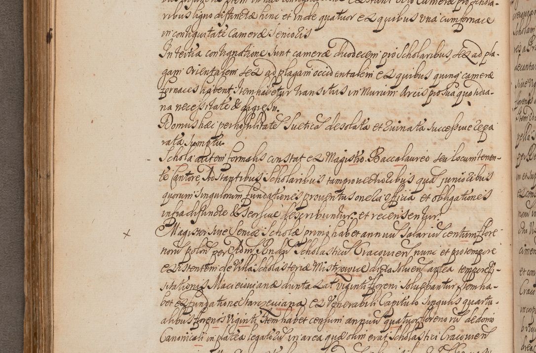 Zdjęcie nr 224 dla obiektu archiwalnego: In Nomine Domini Amen. ACTA VISITATIONIS. Externa sub Anno 1670 in Mense Julio incepta et in Augusto ac aliis Sequentibus eiusdem Anni mensibus per olim Illustrissimum ac Reverendissimum Dominum Andream Trzebicki Episcopum Cracoviensem in Cathedrali Ecclesia peractae, et successive per omnia et singula eiusdem Ecclesiae Sacella seu Capellas continuata atque ad hoc secundum volumen redacta et partim ob pestem Cracoviensem quadriennio grassantem partim ob alia legalia impedimenta quominus eadem Visitatio executa fuerit retardatae Demum morte praefati Illustrissimi et Reverendissimi Andreae Episcopi in Anno 1679 interveniente eadem Acta uti tam posthuma sub felici regimine Illustrissimi et Reverendissimi Domini Joannis Małachowski immediate in eundem Episcopatum succedentes ad effectum et finem executoris Authe. ordinaria in Anno 1682 sunt et fuerunt publicata, atque ideo illis omnibus et singulis quibus interest intimata.  VISITATIO Altarium Ecclesiae Cathedralis Cracoviensis infraspecificatorum circa translationem suorum ministeriorum et unionem Altaribus marmoreis ad quatuor columnas Ecclesiae sitis Anno Domini 1760 Die 17 Mensis Martij peracta. Perillustris Reverendissimus Dominus Hyacinthus Łopacki Canonicus Cathedralis et Archipresbyter Infulatus Cracoviensis Decanus Sandomiriensis a Celsissimo Illustrissimo Reverendissimo Domino Cajetano Ignatio Sołtyk Dei et Apostolicae Sedis Gratia Episcopo Cracoviensi Duce Severiae ad infrascripta delegatus per instrumentum tenoris sequentis ...