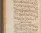 Zdjęcie nr 157 dla obiektu archiwalnego: In Nomine Domini Amen. ACTA VISITATIONIS. Externa sub Anno 1670 in Mense Julio incepta et in Augusto ac aliis Sequentibus eiusdem Anni mensibus per olim Illustrissimum ac Reverendissimum Dominum Andream Trzebicki Episcopum Cracoviensem in Cathedrali Ecclesia peractae, et successive per omnia et singula eiusdem Ecclesiae Sacella seu Capellas continuata atque ad hoc secundum volumen redacta et partim ob pestem Cracoviensem quadriennio grassantem partim ob alia legalia impedimenta quominus eadem Visitatio executa fuerit retardatae Demum morte praefati Illustrissimi et Reverendissimi Andreae Episcopi in Anno 1679 interveniente eadem Acta uti tam posthuma sub felici regimine Illustrissimi et Reverendissimi Domini Joannis Małachowski immediate in eundem Episcopatum succedentes ad effectum et finem executoris Authe. ordinaria in Anno 1682 sunt et fuerunt publicata, atque ideo illis omnibus et singulis quibus interest intimata.  VISITATIO Altarium Ecclesiae Cathedralis Cracoviensis infraspecificatorum circa translationem suorum ministeriorum et unionem Altaribus marmoreis ad quatuor columnas Ecclesiae sitis Anno Domini 1760 Die 17 Mensis Martij peracta. Perillustris Reverendissimus Dominus Hyacinthus Łopacki Canonicus Cathedralis et Archipresbyter Infulatus Cracoviensis Decanus Sandomiriensis a Celsissimo Illustrissimo Reverendissimo Domino Cajetano Ignatio Sołtyk Dei et Apostolicae Sedis Gratia Episcopo Cracoviensi Duce Severiae ad infrascripta delegatus per instrumentum tenoris sequentis ...