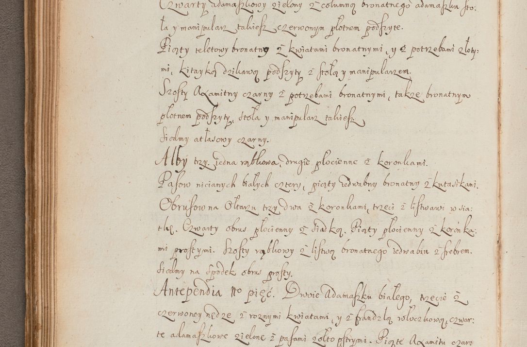 Zdjęcie nr 122 dla obiektu archiwalnego: In Nomine Domini Amen. ACTA VISITATIONIS. Externa sub Anno 1670 in Mense Julio incepta et in Augusto ac aliis Sequentibus eiusdem Anni mensibus per olim Illustrissimum ac Reverendissimum Dominum Andream Trzebicki Episcopum Cracoviensem in Cathedrali Ecclesia peractae, et successive per omnia et singula eiusdem Ecclesiae Sacella seu Capellas continuata atque ad hoc secundum volumen redacta et partim ob pestem Cracoviensem quadriennio grassantem partim ob alia legalia impedimenta quominus eadem Visitatio executa fuerit retardatae Demum morte praefati Illustrissimi et Reverendissimi Andreae Episcopi in Anno 1679 interveniente eadem Acta uti tam posthuma sub felici regimine Illustrissimi et Reverendissimi Domini Joannis Małachowski immediate in eundem Episcopatum succedentes ad effectum et finem executoris Authe. ordinaria in Anno 1682 sunt et fuerunt publicata, atque ideo illis omnibus et singulis quibus interest intimata.  VISITATIO Altarium Ecclesiae Cathedralis Cracoviensis infraspecificatorum circa translationem suorum ministeriorum et unionem Altaribus marmoreis ad quatuor columnas Ecclesiae sitis Anno Domini 1760 Die 17 Mensis Martij peracta. Perillustris Reverendissimus Dominus Hyacinthus Łopacki Canonicus Cathedralis et Archipresbyter Infulatus Cracoviensis Decanus Sandomiriensis a Celsissimo Illustrissimo Reverendissimo Domino Cajetano Ignatio Sołtyk Dei et Apostolicae Sedis Gratia Episcopo Cracoviensi Duce Severiae ad infrascripta delegatus per instrumentum tenoris sequentis ...