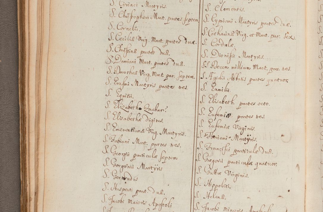 Zdjęcie nr 101 dla obiektu archiwalnego: In Nomine Domini Amen. ACTA VISITATIONIS. Externa sub Anno 1670 in Mense Julio incepta et in Augusto ac aliis Sequentibus eiusdem Anni mensibus per olim Illustrissimum ac Reverendissimum Dominum Andream Trzebicki Episcopum Cracoviensem in Cathedrali Ecclesia peractae, et successive per omnia et singula eiusdem Ecclesiae Sacella seu Capellas continuata atque ad hoc secundum volumen redacta et partim ob pestem Cracoviensem quadriennio grassantem partim ob alia legalia impedimenta quominus eadem Visitatio executa fuerit retardatae Demum morte praefati Illustrissimi et Reverendissimi Andreae Episcopi in Anno 1679 interveniente eadem Acta uti tam posthuma sub felici regimine Illustrissimi et Reverendissimi Domini Joannis Małachowski immediate in eundem Episcopatum succedentes ad effectum et finem executoris Authe. ordinaria in Anno 1682 sunt et fuerunt publicata, atque ideo illis omnibus et singulis quibus interest intimata.  VISITATIO Altarium Ecclesiae Cathedralis Cracoviensis infraspecificatorum circa translationem suorum ministeriorum et unionem Altaribus marmoreis ad quatuor columnas Ecclesiae sitis Anno Domini 1760 Die 17 Mensis Martij peracta. Perillustris Reverendissimus Dominus Hyacinthus Łopacki Canonicus Cathedralis et Archipresbyter Infulatus Cracoviensis Decanus Sandomiriensis a Celsissimo Illustrissimo Reverendissimo Domino Cajetano Ignatio Sołtyk Dei et Apostolicae Sedis Gratia Episcopo Cracoviensi Duce Severiae ad infrascripta delegatus per instrumentum tenoris sequentis ...