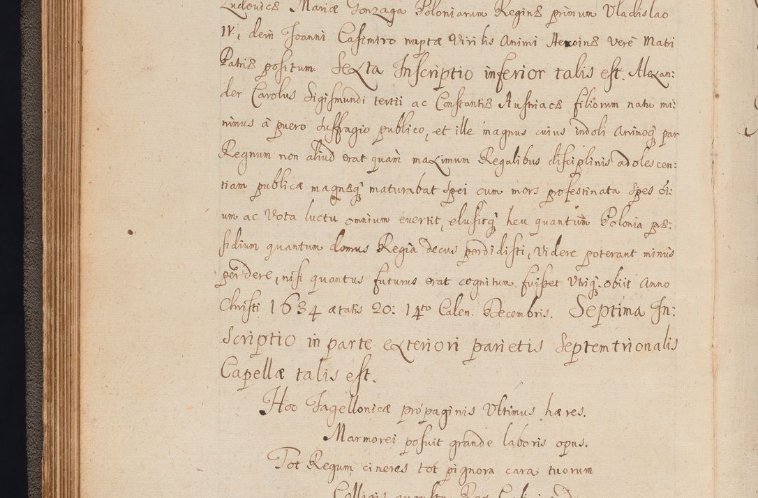 Zdjęcie nr 81 dla obiektu archiwalnego: In Nomine Domini Amen. ACTA VISITATIONIS. Externa sub Anno 1670 in Mense Julio incepta et in Augusto ac aliis Sequentibus eiusdem Anni mensibus per olim Illustrissimum ac Reverendissimum Dominum Andream Trzebicki Episcopum Cracoviensem in Cathedrali Ecclesia peractae, et successive per omnia et singula eiusdem Ecclesiae Sacella seu Capellas continuata atque ad hoc secundum volumen redacta et partim ob pestem Cracoviensem quadriennio grassantem partim ob alia legalia impedimenta quominus eadem Visitatio executa fuerit retardatae Demum morte praefati Illustrissimi et Reverendissimi Andreae Episcopi in Anno 1679 interveniente eadem Acta uti tam posthuma sub felici regimine Illustrissimi et Reverendissimi Domini Joannis Małachowski immediate in eundem Episcopatum succedentes ad effectum et finem executoris Authe. ordinaria in Anno 1682 sunt et fuerunt publicata, atque ideo illis omnibus et singulis quibus interest intimata.  VISITATIO Altarium Ecclesiae Cathedralis Cracoviensis infraspecificatorum circa translationem suorum ministeriorum et unionem Altaribus marmoreis ad quatuor columnas Ecclesiae sitis Anno Domini 1760 Die 17 Mensis Martij peracta. Perillustris Reverendissimus Dominus Hyacinthus Łopacki Canonicus Cathedralis et Archipresbyter Infulatus Cracoviensis Decanus Sandomiriensis a Celsissimo Illustrissimo Reverendissimo Domino Cajetano Ignatio Sołtyk Dei et Apostolicae Sedis Gratia Episcopo Cracoviensi Duce Severiae ad infrascripta delegatus per instrumentum tenoris sequentis ...