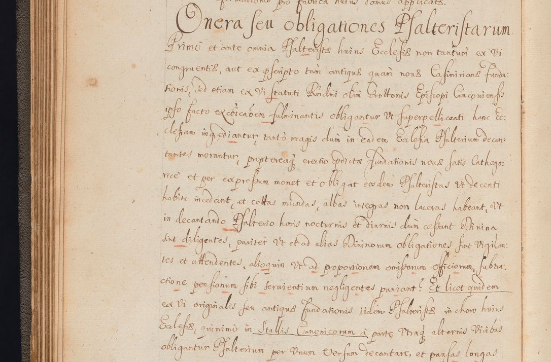 Zdjęcie nr 72 dla obiektu archiwalnego: In Nomine Domini Amen. ACTA VISITATIONIS. Externa sub Anno 1670 in Mense Julio incepta et in Augusto ac aliis Sequentibus eiusdem Anni mensibus per olim Illustrissimum ac Reverendissimum Dominum Andream Trzebicki Episcopum Cracoviensem in Cathedrali Ecclesia peractae, et successive per omnia et singula eiusdem Ecclesiae Sacella seu Capellas continuata atque ad hoc secundum volumen redacta et partim ob pestem Cracoviensem quadriennio grassantem partim ob alia legalia impedimenta quominus eadem Visitatio executa fuerit retardatae Demum morte praefati Illustrissimi et Reverendissimi Andreae Episcopi in Anno 1679 interveniente eadem Acta uti tam posthuma sub felici regimine Illustrissimi et Reverendissimi Domini Joannis Małachowski immediate in eundem Episcopatum succedentes ad effectum et finem executoris Authe. ordinaria in Anno 1682 sunt et fuerunt publicata, atque ideo illis omnibus et singulis quibus interest intimata.  VISITATIO Altarium Ecclesiae Cathedralis Cracoviensis infraspecificatorum circa translationem suorum ministeriorum et unionem Altaribus marmoreis ad quatuor columnas Ecclesiae sitis Anno Domini 1760 Die 17 Mensis Martij peracta. Perillustris Reverendissimus Dominus Hyacinthus Łopacki Canonicus Cathedralis et Archipresbyter Infulatus Cracoviensis Decanus Sandomiriensis a Celsissimo Illustrissimo Reverendissimo Domino Cajetano Ignatio Sołtyk Dei et Apostolicae Sedis Gratia Episcopo Cracoviensi Duce Severiae ad infrascripta delegatus per instrumentum tenoris sequentis ...