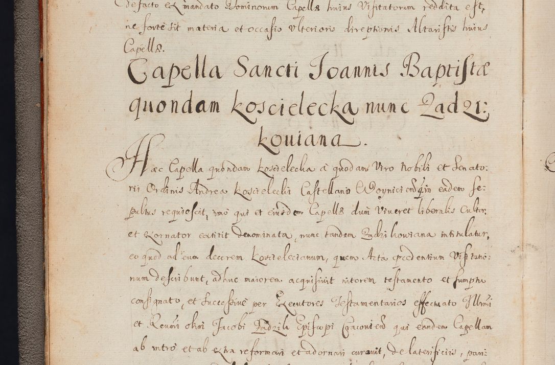 Zdjęcie nr 23 dla obiektu archiwalnego: In Nomine Domini Amen. ACTA VISITATIONIS. Externa sub Anno 1670 in Mense Julio incepta et in Augusto ac aliis Sequentibus eiusdem Anni mensibus per olim Illustrissimum ac Reverendissimum Dominum Andream Trzebicki Episcopum Cracoviensem in Cathedrali Ecclesia peractae, et successive per omnia et singula eiusdem Ecclesiae Sacella seu Capellas continuata atque ad hoc secundum volumen redacta et partim ob pestem Cracoviensem quadriennio grassantem partim ob alia legalia impedimenta quominus eadem Visitatio executa fuerit retardatae Demum morte praefati Illustrissimi et Reverendissimi Andreae Episcopi in Anno 1679 interveniente eadem Acta uti tam posthuma sub felici regimine Illustrissimi et Reverendissimi Domini Joannis Małachowski immediate in eundem Episcopatum succedentes ad effectum et finem executoris Authe. ordinaria in Anno 1682 sunt et fuerunt publicata, atque ideo illis omnibus et singulis quibus interest intimata.  VISITATIO Altarium Ecclesiae Cathedralis Cracoviensis infraspecificatorum circa translationem suorum ministeriorum et unionem Altaribus marmoreis ad quatuor columnas Ecclesiae sitis Anno Domini 1760 Die 17 Mensis Martij peracta. Perillustris Reverendissimus Dominus Hyacinthus Łopacki Canonicus Cathedralis et Archipresbyter Infulatus Cracoviensis Decanus Sandomiriensis a Celsissimo Illustrissimo Reverendissimo Domino Cajetano Ignatio Sołtyk Dei et Apostolicae Sedis Gratia Episcopo Cracoviensi Duce Severiae ad infrascripta delegatus per instrumentum tenoris sequentis ...