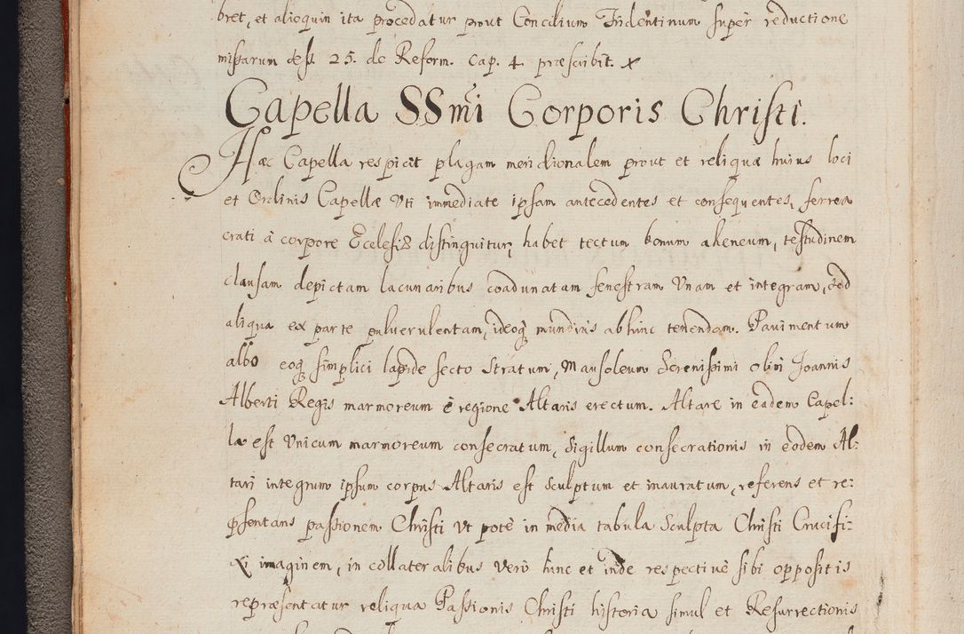 Zdjęcie nr 21 dla obiektu archiwalnego: In Nomine Domini Amen. ACTA VISITATIONIS. Externa sub Anno 1670 in Mense Julio incepta et in Augusto ac aliis Sequentibus eiusdem Anni mensibus per olim Illustrissimum ac Reverendissimum Dominum Andream Trzebicki Episcopum Cracoviensem in Cathedrali Ecclesia peractae, et successive per omnia et singula eiusdem Ecclesiae Sacella seu Capellas continuata atque ad hoc secundum volumen redacta et partim ob pestem Cracoviensem quadriennio grassantem partim ob alia legalia impedimenta quominus eadem Visitatio executa fuerit retardatae Demum morte praefati Illustrissimi et Reverendissimi Andreae Episcopi in Anno 1679 interveniente eadem Acta uti tam posthuma sub felici regimine Illustrissimi et Reverendissimi Domini Joannis Małachowski immediate in eundem Episcopatum succedentes ad effectum et finem executoris Authe. ordinaria in Anno 1682 sunt et fuerunt publicata, atque ideo illis omnibus et singulis quibus interest intimata.  VISITATIO Altarium Ecclesiae Cathedralis Cracoviensis infraspecificatorum circa translationem suorum ministeriorum et unionem Altaribus marmoreis ad quatuor columnas Ecclesiae sitis Anno Domini 1760 Die 17 Mensis Martij peracta. Perillustris Reverendissimus Dominus Hyacinthus Łopacki Canonicus Cathedralis et Archipresbyter Infulatus Cracoviensis Decanus Sandomiriensis a Celsissimo Illustrissimo Reverendissimo Domino Cajetano Ignatio Sołtyk Dei et Apostolicae Sedis Gratia Episcopo Cracoviensi Duce Severiae ad infrascripta delegatus per instrumentum tenoris sequentis ...