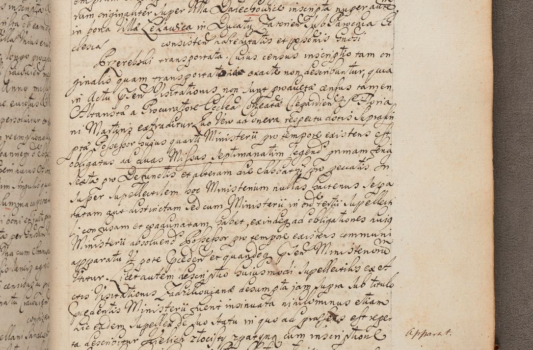 Zdjęcie nr 376 dla obiektu archiwalnego: In Nomine Domini Amen. ACTA VISITATIONIS. Externa sub Anno 1670 in Mense Julio incepta et in Augusto ac aliis Sequentibus eiusdem Anni mensibus per olim Illustrissimum ac Reverendissimum Dominum Andream Trzebicki Episcopum Cracoviensem in Cathedrali Ecclesia peractae, et successive per omnia et singula eiusdem Ecclesiae Sacella seu Capellas continuata atque ad hoc secundum volumen redacta et partim ob pestem Cracoviensem quadriennio grassantem partim ob alia legalia impedimenta quominus eadem Visitatio executa fuerit retardatae Demum morte praefati Illustrissimi et Reverendissimi Andreae Episcopi in Anno 1679 interveniente eadem Acta uti tam posthuma sub felici regimine Illustrissimi et Reverendissimi Domini Joannis Małachowski immediate in eundem Episcopatum succedentes ad effectum et finem executoris Authe. ordinaria in Anno 1682 sunt et fuerunt publicata, atque ideo illis omnibus et singulis quibus interest intimata.  VISITATIO Altarium Ecclesiae Cathedralis Cracoviensis infraspecificatorum circa translationem suorum ministeriorum et unionem Altaribus marmoreis ad quatuor columnas Ecclesiae sitis Anno Domini 1760 Die 17 Mensis Martij peracta. Perillustris Reverendissimus Dominus Hyacinthus Łopacki Canonicus Cathedralis et Archipresbyter Infulatus Cracoviensis Decanus Sandomiriensis a Celsissimo Illustrissimo Reverendissimo Domino Cajetano Ignatio Sołtyk Dei et Apostolicae Sedis Gratia Episcopo Cracoviensi Duce Severiae ad infrascripta delegatus per instrumentum tenoris sequentis ...