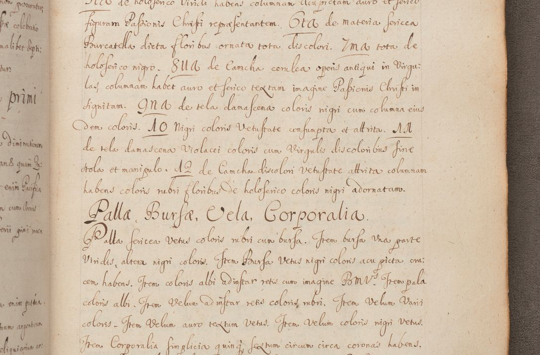 Zdjęcie nr 316 dla obiektu archiwalnego: In Nomine Domini Amen. ACTA VISITATIONIS. Externa sub Anno 1670 in Mense Julio incepta et in Augusto ac aliis Sequentibus eiusdem Anni mensibus per olim Illustrissimum ac Reverendissimum Dominum Andream Trzebicki Episcopum Cracoviensem in Cathedrali Ecclesia peractae, et successive per omnia et singula eiusdem Ecclesiae Sacella seu Capellas continuata atque ad hoc secundum volumen redacta et partim ob pestem Cracoviensem quadriennio grassantem partim ob alia legalia impedimenta quominus eadem Visitatio executa fuerit retardatae Demum morte praefati Illustrissimi et Reverendissimi Andreae Episcopi in Anno 1679 interveniente eadem Acta uti tam posthuma sub felici regimine Illustrissimi et Reverendissimi Domini Joannis Małachowski immediate in eundem Episcopatum succedentes ad effectum et finem executoris Authe. ordinaria in Anno 1682 sunt et fuerunt publicata, atque ideo illis omnibus et singulis quibus interest intimata.  VISITATIO Altarium Ecclesiae Cathedralis Cracoviensis infraspecificatorum circa translationem suorum ministeriorum et unionem Altaribus marmoreis ad quatuor columnas Ecclesiae sitis Anno Domini 1760 Die 17 Mensis Martij peracta. Perillustris Reverendissimus Dominus Hyacinthus Łopacki Canonicus Cathedralis et Archipresbyter Infulatus Cracoviensis Decanus Sandomiriensis a Celsissimo Illustrissimo Reverendissimo Domino Cajetano Ignatio Sołtyk Dei et Apostolicae Sedis Gratia Episcopo Cracoviensi Duce Severiae ad infrascripta delegatus per instrumentum tenoris sequentis ...