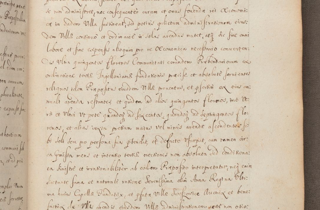 Zdjęcie nr 283 dla obiektu archiwalnego: In Nomine Domini Amen. ACTA VISITATIONIS. Externa sub Anno 1670 in Mense Julio incepta et in Augusto ac aliis Sequentibus eiusdem Anni mensibus per olim Illustrissimum ac Reverendissimum Dominum Andream Trzebicki Episcopum Cracoviensem in Cathedrali Ecclesia peractae, et successive per omnia et singula eiusdem Ecclesiae Sacella seu Capellas continuata atque ad hoc secundum volumen redacta et partim ob pestem Cracoviensem quadriennio grassantem partim ob alia legalia impedimenta quominus eadem Visitatio executa fuerit retardatae Demum morte praefati Illustrissimi et Reverendissimi Andreae Episcopi in Anno 1679 interveniente eadem Acta uti tam posthuma sub felici regimine Illustrissimi et Reverendissimi Domini Joannis Małachowski immediate in eundem Episcopatum succedentes ad effectum et finem executoris Authe. ordinaria in Anno 1682 sunt et fuerunt publicata, atque ideo illis omnibus et singulis quibus interest intimata.  VISITATIO Altarium Ecclesiae Cathedralis Cracoviensis infraspecificatorum circa translationem suorum ministeriorum et unionem Altaribus marmoreis ad quatuor columnas Ecclesiae sitis Anno Domini 1760 Die 17 Mensis Martij peracta. Perillustris Reverendissimus Dominus Hyacinthus Łopacki Canonicus Cathedralis et Archipresbyter Infulatus Cracoviensis Decanus Sandomiriensis a Celsissimo Illustrissimo Reverendissimo Domino Cajetano Ignatio Sołtyk Dei et Apostolicae Sedis Gratia Episcopo Cracoviensi Duce Severiae ad infrascripta delegatus per instrumentum tenoris sequentis ...