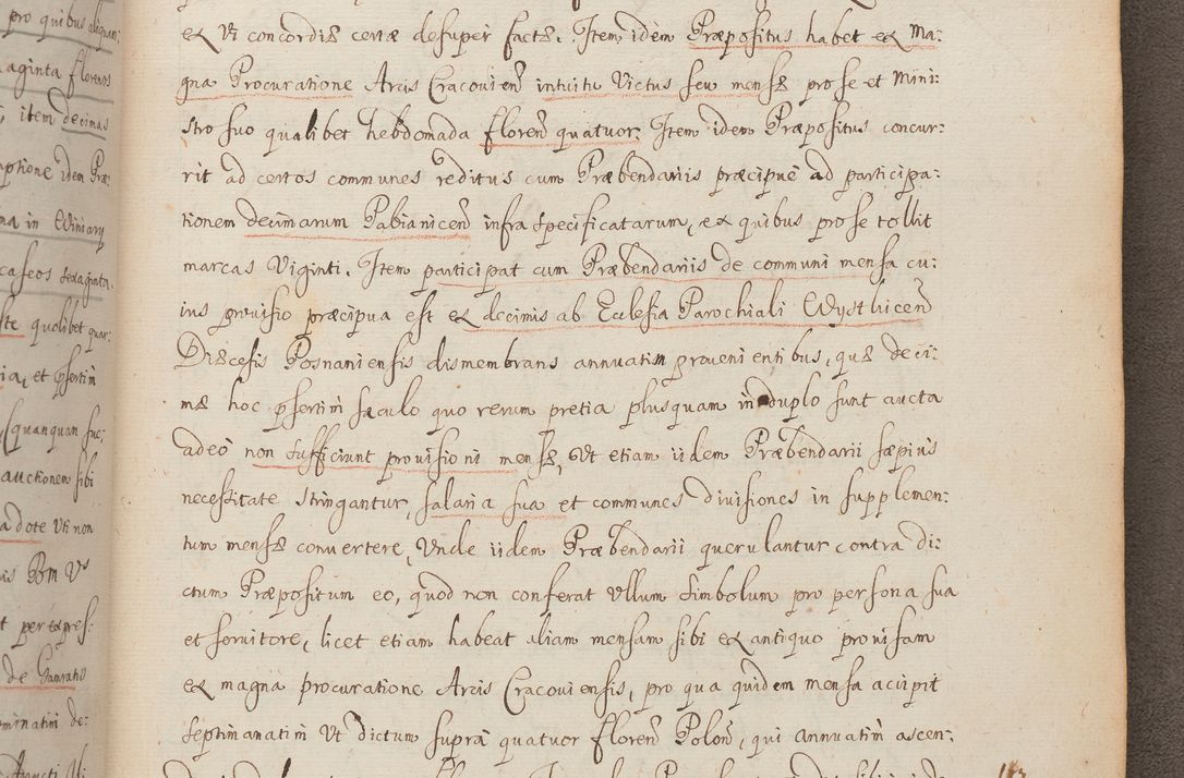 Zdjęcie nr 275 dla obiektu archiwalnego: In Nomine Domini Amen. ACTA VISITATIONIS. Externa sub Anno 1670 in Mense Julio incepta et in Augusto ac aliis Sequentibus eiusdem Anni mensibus per olim Illustrissimum ac Reverendissimum Dominum Andream Trzebicki Episcopum Cracoviensem in Cathedrali Ecclesia peractae, et successive per omnia et singula eiusdem Ecclesiae Sacella seu Capellas continuata atque ad hoc secundum volumen redacta et partim ob pestem Cracoviensem quadriennio grassantem partim ob alia legalia impedimenta quominus eadem Visitatio executa fuerit retardatae Demum morte praefati Illustrissimi et Reverendissimi Andreae Episcopi in Anno 1679 interveniente eadem Acta uti tam posthuma sub felici regimine Illustrissimi et Reverendissimi Domini Joannis Małachowski immediate in eundem Episcopatum succedentes ad effectum et finem executoris Authe. ordinaria in Anno 1682 sunt et fuerunt publicata, atque ideo illis omnibus et singulis quibus interest intimata.  VISITATIO Altarium Ecclesiae Cathedralis Cracoviensis infraspecificatorum circa translationem suorum ministeriorum et unionem Altaribus marmoreis ad quatuor columnas Ecclesiae sitis Anno Domini 1760 Die 17 Mensis Martij peracta. Perillustris Reverendissimus Dominus Hyacinthus Łopacki Canonicus Cathedralis et Archipresbyter Infulatus Cracoviensis Decanus Sandomiriensis a Celsissimo Illustrissimo Reverendissimo Domino Cajetano Ignatio Sołtyk Dei et Apostolicae Sedis Gratia Episcopo Cracoviensi Duce Severiae ad infrascripta delegatus per instrumentum tenoris sequentis ...
