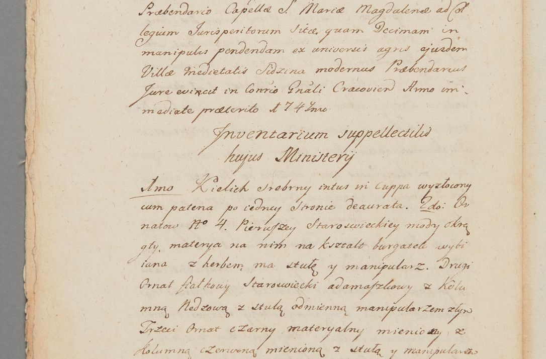 Zdjęcie nr 10 dla obiektu archiwalnego: [Wizytacja kaplicy Wazów; po 1747]