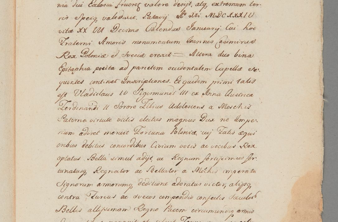 Zdjęcie nr 5 dla obiektu archiwalnego: [Wizytacja kaplicy Wazów; po 1747]