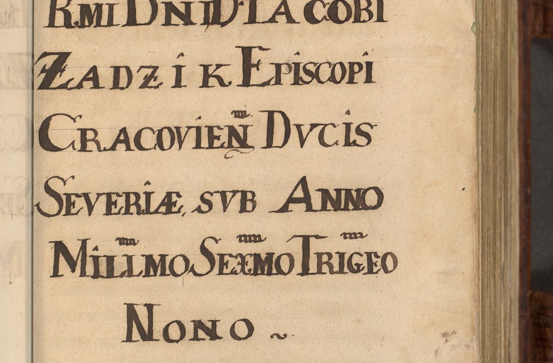Zdjęcie nr 6 dla obiektu archiwalnego: Acta episcopalia R. D. Jacobi Zadzik, episcopi Cracoviensis et ducis Severiae annorum 1639 et 1640. Volumen II