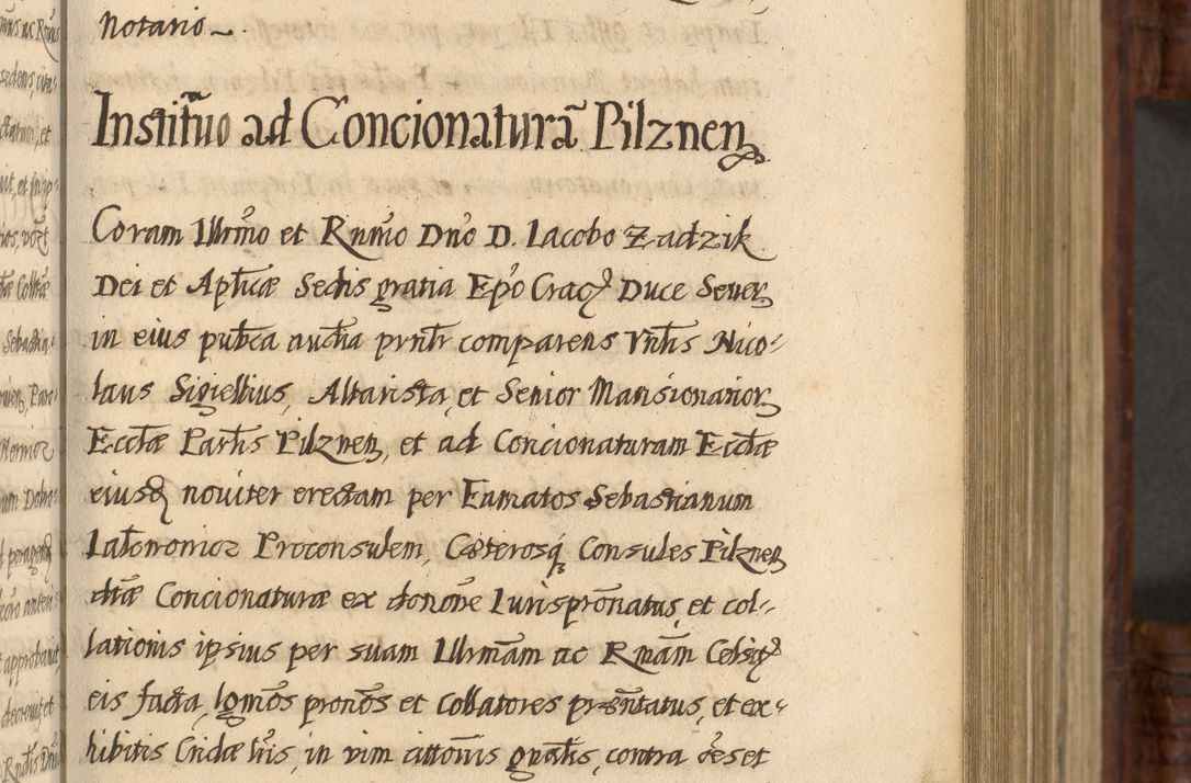 Zdjęcie nr 206 dla obiektu archiwalnego: Acta episcopalia R. D. Jacobi Zadzik, episcopi Cracoviensis et ducis Severiae annorum 1639 et 1640. Volumen II