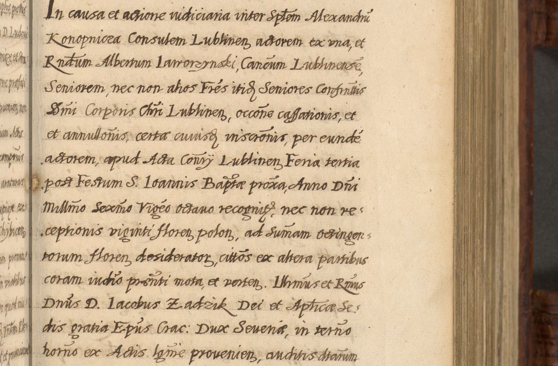 Zdjęcie nr 198 dla obiektu archiwalnego: Acta episcopalia R. D. Jacobi Zadzik, episcopi Cracoviensis et ducis Severiae annorum 1639 et 1640. Volumen II