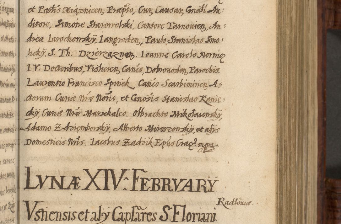 Zdjęcie nr 190 dla obiektu archiwalnego: Acta episcopalia R. D. Jacobi Zadzik, episcopi Cracoviensis et ducis Severiae annorum 1639 et 1640. Volumen II