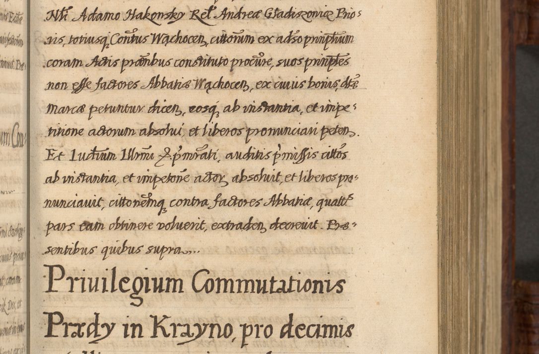 Zdjęcie nr 186 dla obiektu archiwalnego: Acta episcopalia R. D. Jacobi Zadzik, episcopi Cracoviensis et ducis Severiae annorum 1639 et 1640. Volumen II