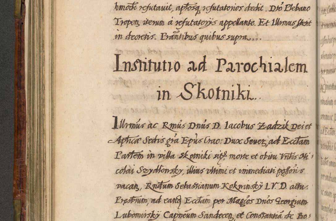Zdjęcie nr 183 dla obiektu archiwalnego: Acta episcopalia R. D. Jacobi Zadzik, episcopi Cracoviensis et ducis Severiae annorum 1639 et 1640. Volumen II