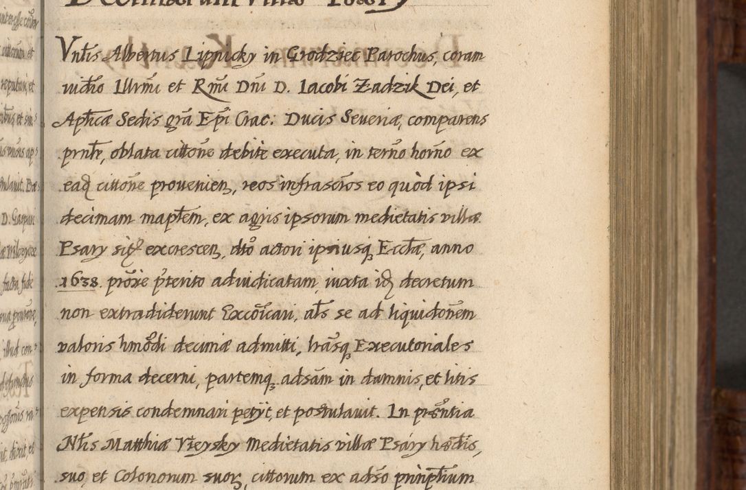 Zdjęcie nr 178 dla obiektu archiwalnego: Acta episcopalia R. D. Jacobi Zadzik, episcopi Cracoviensis et ducis Severiae annorum 1639 et 1640. Volumen II